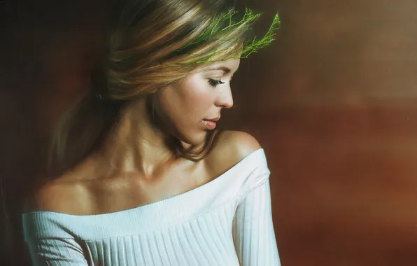 Взгляд, девушка, портрет