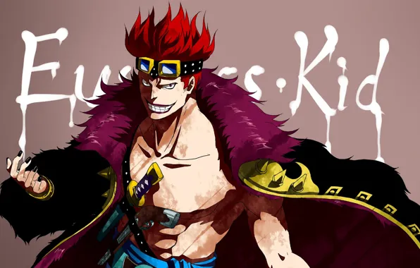 Улыбка, фон, пират, One Piece