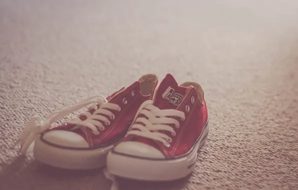 Обувь, кеды, красные, шнурки, converse, конверсы