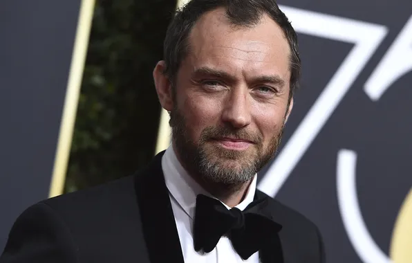 Портрет, костюм, борода, актёр, Джуд Лоу, Jude Law