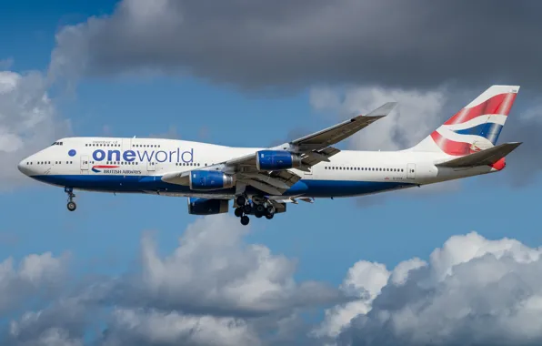 Картинка Boeing, British Airways, 747-400
