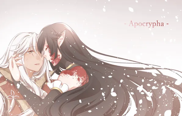 Девушка, кровь, парень, Fate - Apocrypha