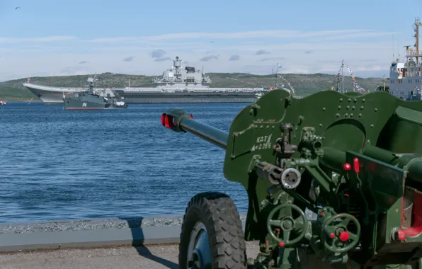 Авианосец, Парад, Североморск, Адмирал Кузнецов