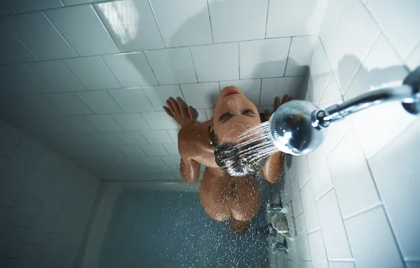 Ass, Nude, shower, Shower, Wet, spray, Wet body, wet body