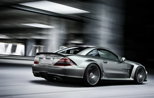 Картинка Mercedes-Benz, Car, Speed, AMG, Rear, SL 65