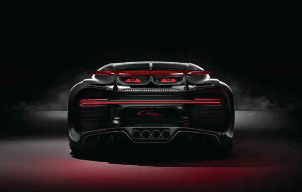 Bugatti, вид сзади, 2018, Sport, задняя часть, Chiron