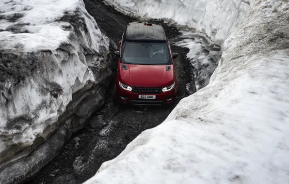Снег, Land Rover, Range Rover, Range Rover Sport, 2016, V8, 510 л.с., 5.5 л.