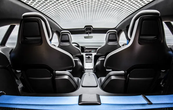 Porsche, салон, 2018, Mission E, Cross Turismo