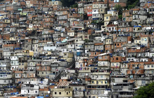 Картинка Rio de Janeiro, Favela, Brasilien