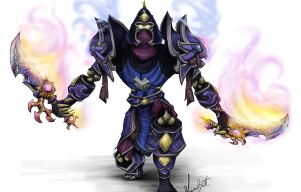 Vector, undead, wow, нежить, кинжалы, разбойник, world of warcraft, rogue