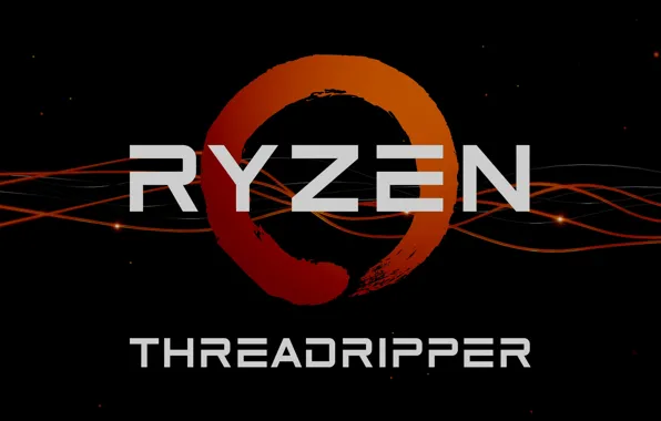 Картинка фон, AMD, тёмный, Ryzen, Threadripper