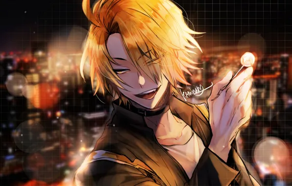Взгляд, портрет, аниме, парень, Boku no Hero Academia, Kaminari Denki