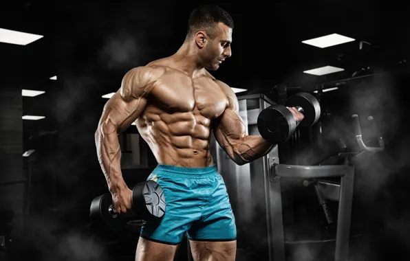 Power, muscles, pose, workout