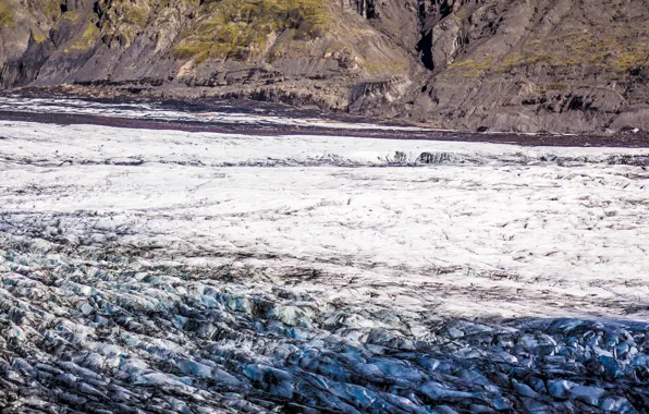 Ледник, Европа, Исландия, Iceland, Skaftafell National Park, Скафтафетль, Национальный парк Скафтафетль, Skaftafellsjökull