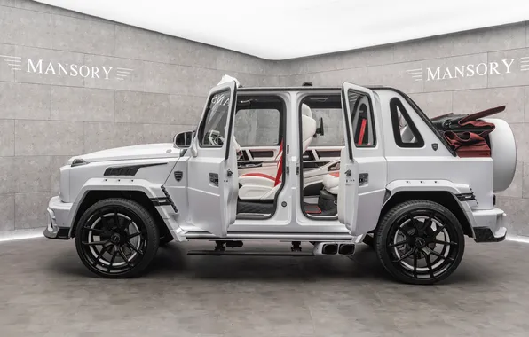 Мерседес, внедорожник, Mercedes, кабриолет, вид сбоку, AMG, Mansory, SUV