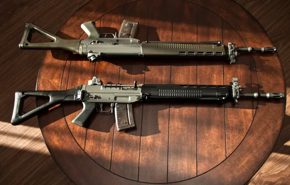Картинка оружие, SIG, швейцарский автомат, SG 550, Swiss Arms
