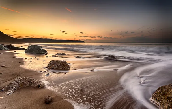 Море, пейзаж, берег