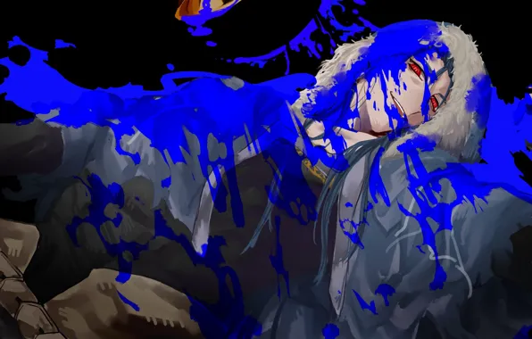 Улыбка, краска, аниме, арт, парень, Fate / Grand Order, Судьба великая кампания