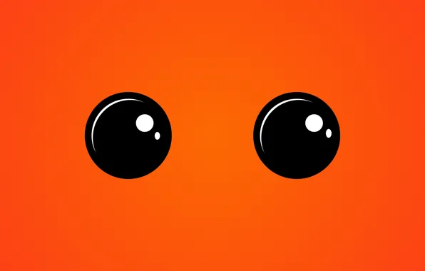 Картинка глаза, взгляд, оранжевый, текстура
