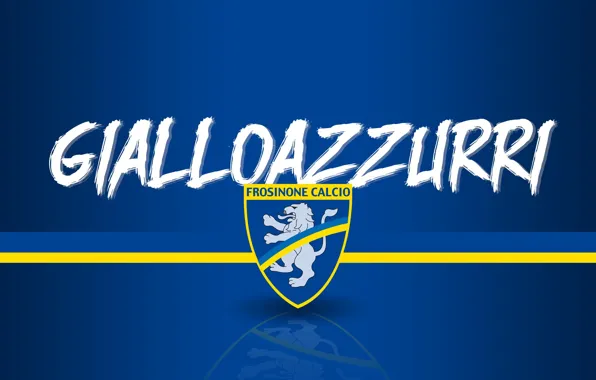 Wallpaper, sport, logo, football, Serie A, Gialloazzurri, Frosinone Calcio