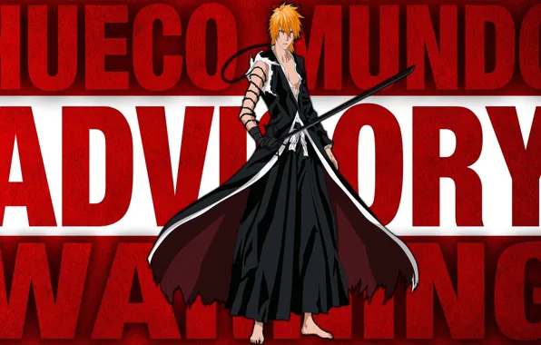 Sword, game, Hero, Bleach, anime, katana, man, Ichigo