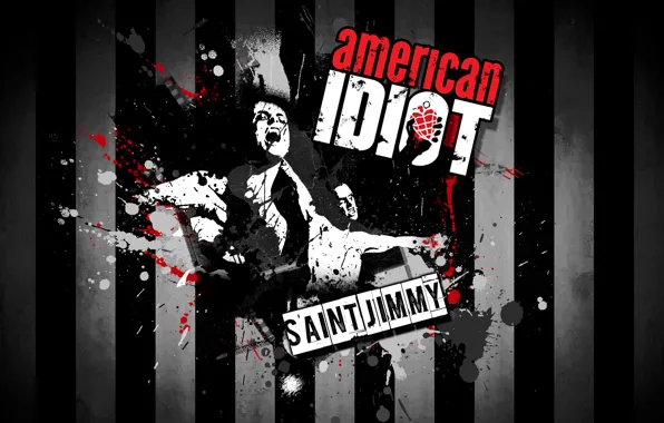 Картинка музыка, punk rock, alternative rock, Green Day, St. Jimmy, American Idiot