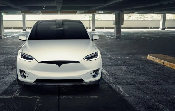 Вид спереди, Tesla, Model X, Novitec, 2017