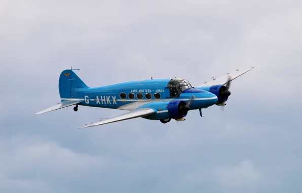 Картинка самолёт, британский, многоцелевой, Avro Anson, Авро Энсон
