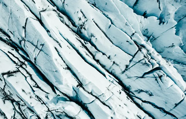 Ice, blue, glacier