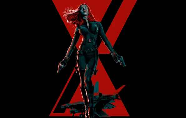 Картинка Scarlett Johansson, арт, Black Widow, Natasha Romanoff, Captain America:The Winter Soldier