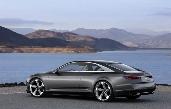 Картинка Concept, Audi, купе, Coupe, боком, 2014, Prologue