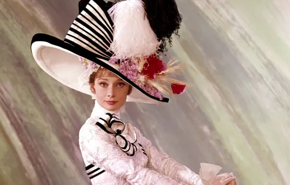 Картинка шляпа, Одри Хепберн, Моя прекрасная леди