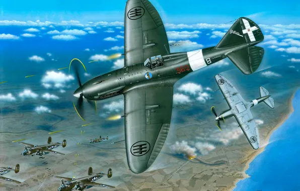 Италия, Regia Aeronautica, Поршневой истребитель, Reggiane Re.2005, Sagittario