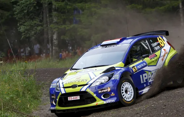 Ford, Люди, Гонка, Занос, WRC, Rally, Fiesta, D. Kuipers
