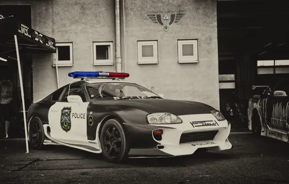 Картинка Toyota, Car, Police, Supra, JDM