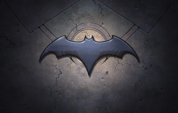 Картинка стена, batman, бетмен, logo