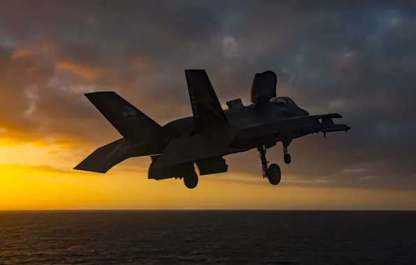 Рассвет, истребитель, взлёт, F-35B