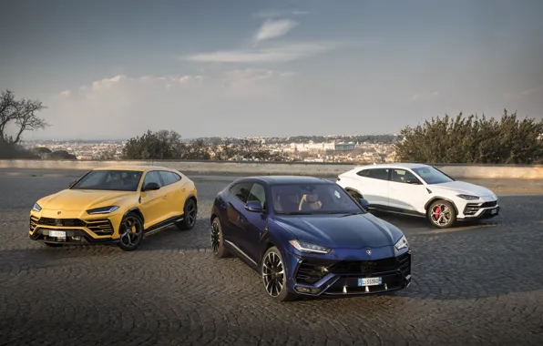 Вечер, Lamborghini, Италия, 2018, кроссовер, Urus