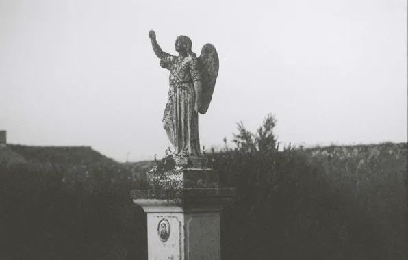 Angel, grave, death