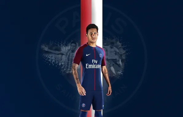 Wallpaper, sport, football, player, Neymar, Paris Saint-Germain