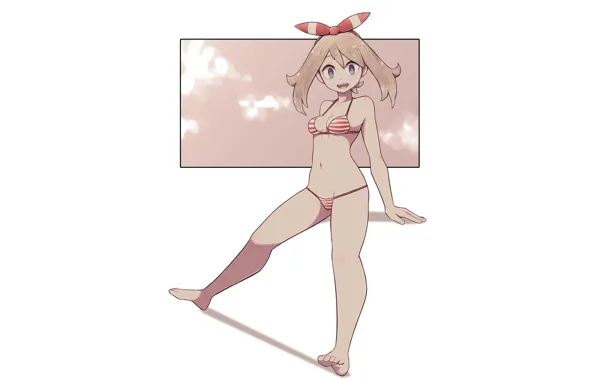 Girl, sexy, cleavage, may, boobs, anime, beautiful, short hair