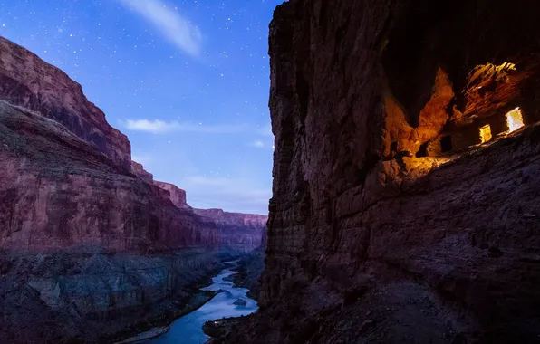 Аризона, USA, Arizona, Ancestral Pueblo, Granaries, Древнее пуэбло, зернохранилища, национальный парк Гранд-Каньон