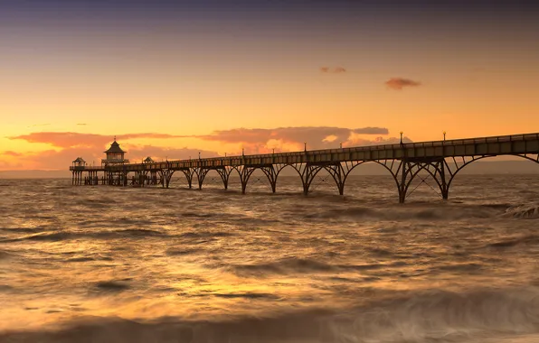 Картинка мост, океан, United Kingdom, Avon