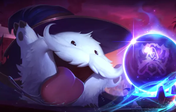 Язык, Усы, Шар, Шляпа, Арт, League of Legends, LoL, Лига Легенд