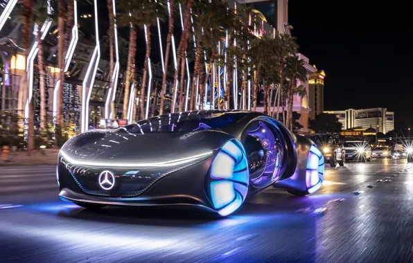 Концепт, Vision, электромобиль, 2020, AVTR, Mecedes-Benz