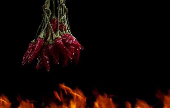 Огни, еда, перец