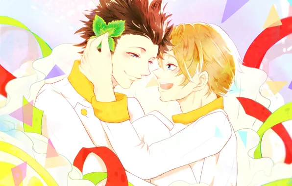 Еда, братья, Fanart, повара, Shokugeki no Souma, Pixiv, Fanart From Pixiv, Isami Aldini
