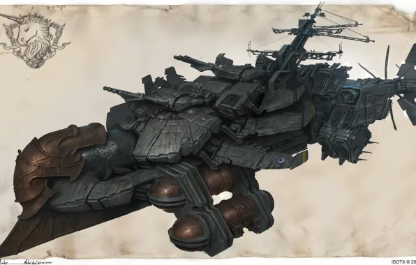 Оружие, конструкция, аппарат, March of War, Heavy Royal Airship