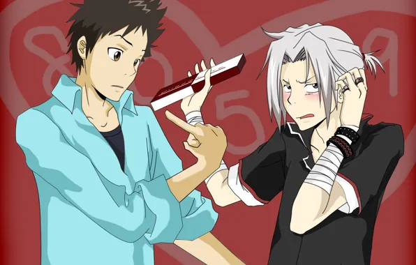 Парни, друзья, Katekyo Hitman Reborn, Учитель мафиози Реборн, Гокудера Хаято, Ямамото Такеши