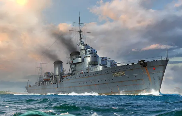 Лидер, эсминец, ВМФ СССР, эскадренный миноносец, ташкент, Ли Лао, Russian Destroyer Taszkient 1940